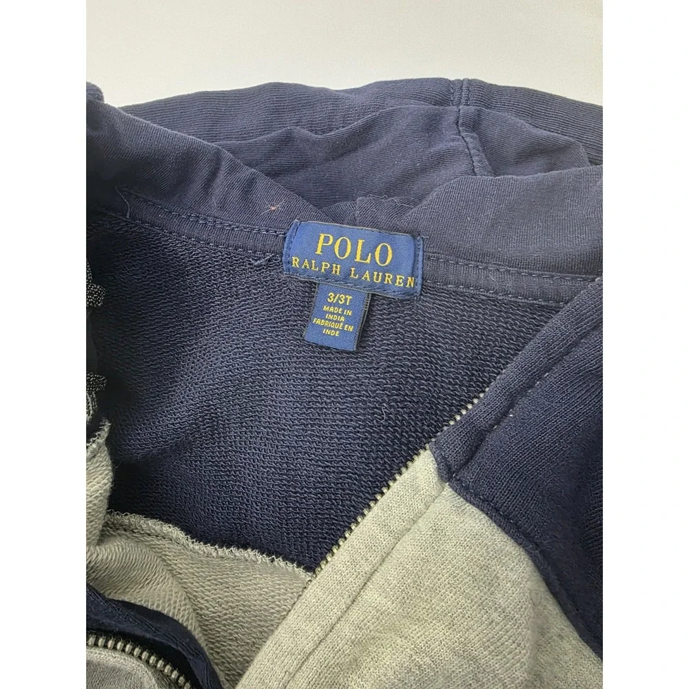 Polo Ralph Lauren Big Pony Athletic Division #5 Champs Boys Hoodie Jacket Boy 3T